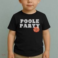 Poole Party Basketball Toddler T-Shirt thumb 2