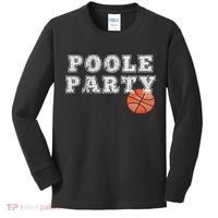 Poole Party Basketball Kids Long Sleeve Shirt thumb 0