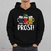 Prost Pretzel Bavarian Beers German Oktoberfest Hoodie thumb 0