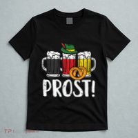 Prost Pretzel Bavarian Beers German Oktoberfest T-Shirt thumb 5