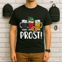 Prost Pretzel Bavarian Beers German Oktoberfest T-Shirt thumb 6
