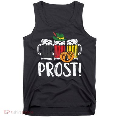 Prost Pretzel Bavarian Beers German Oktoberfest Tank Top
