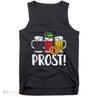 Prost Pretzel Bavarian Beers German Oktoberfest Tank Top thumb 0