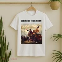 Political Party Booze Cruise Shades & Red Cups Funny T-Shirt thumb 2