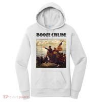 Political Party Booze Cruise Shades & Red Cups Funny Women's Hoodie thumb 0