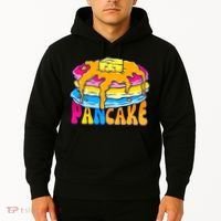 Pansexual Pancake Breakfast Food Pun Pan Pride Flag LGBTQ Hoodie thumb 2