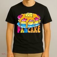 Pansexual Pancake Breakfast Food Pun Pan Pride Flag LGBTQ T-Shirt thumb 3