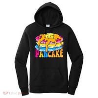 Pansexual Pancake Breakfast Food Pun Pan Pride Flag LGBTQ Women's Hoodie thumb 0