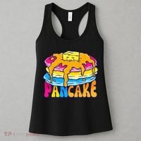 Pansexual Pancake Breakfast Food Pun Pan Pride Flag LGBTQ Women's Tank Top thumb 3
