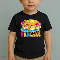 Pansexual Pancake Breakfast Food Pun Pan Pride Flag LGBTQ Toddler T-Shirt thumb 2
