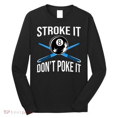 Pool Player Billard 8ball Long Sleeve Shirt