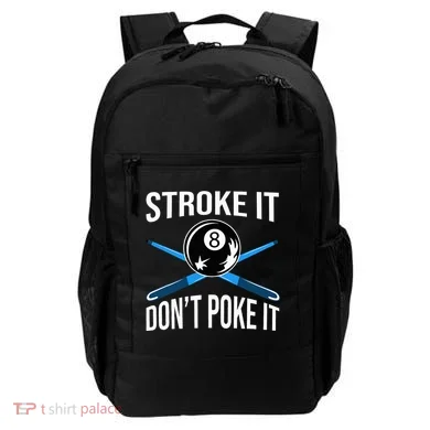 Pool Player Billard 8ball Backpack