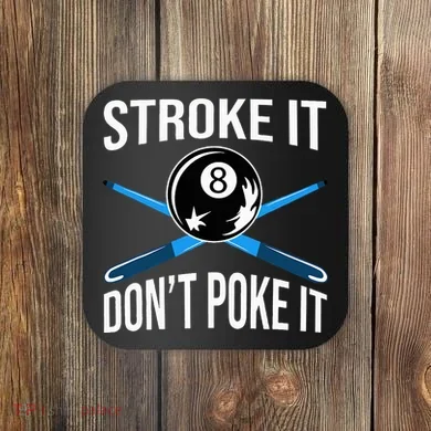 Pool Player Billard 8ball Coaster