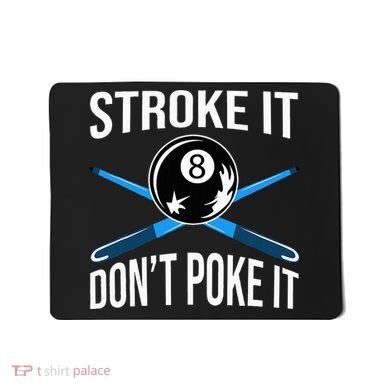 Pool Player Billard 8ball Mousepad