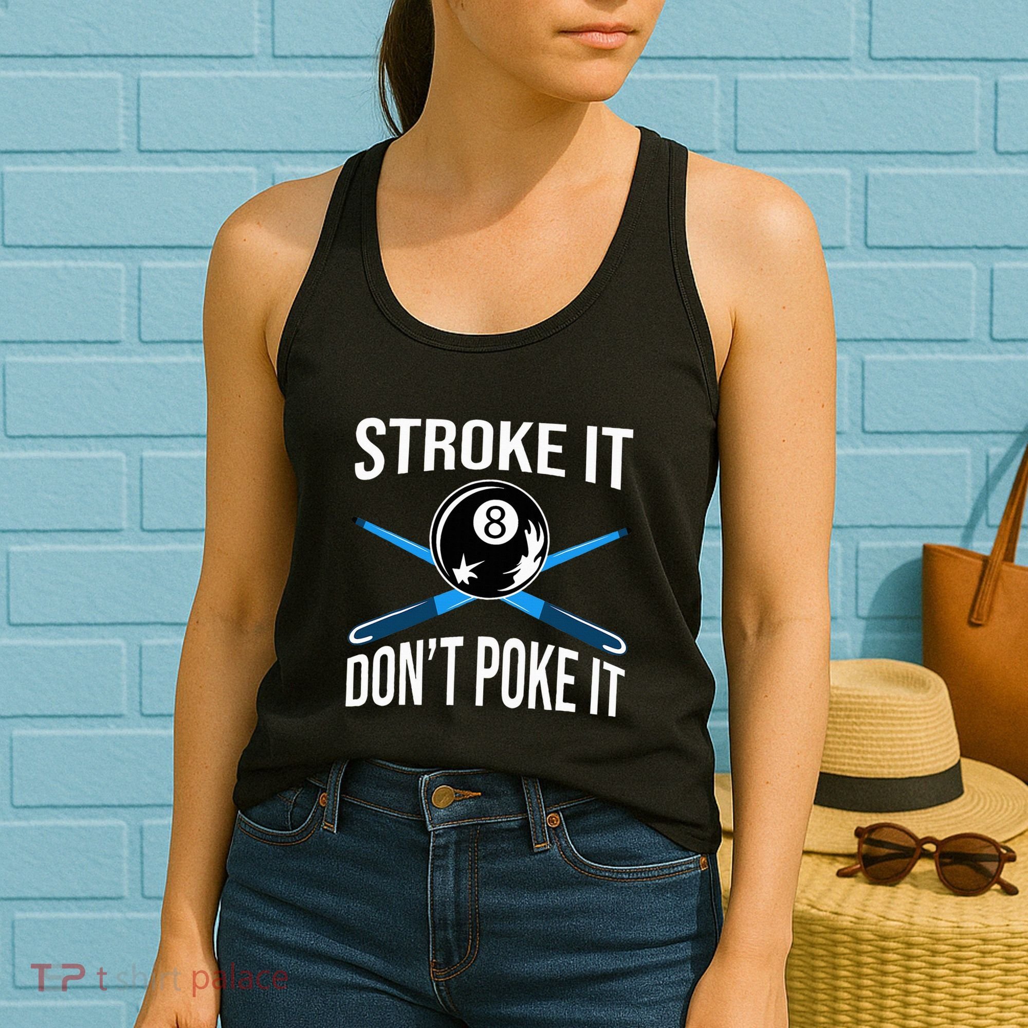 Pool Player Billard 8ball Women's Tank Top