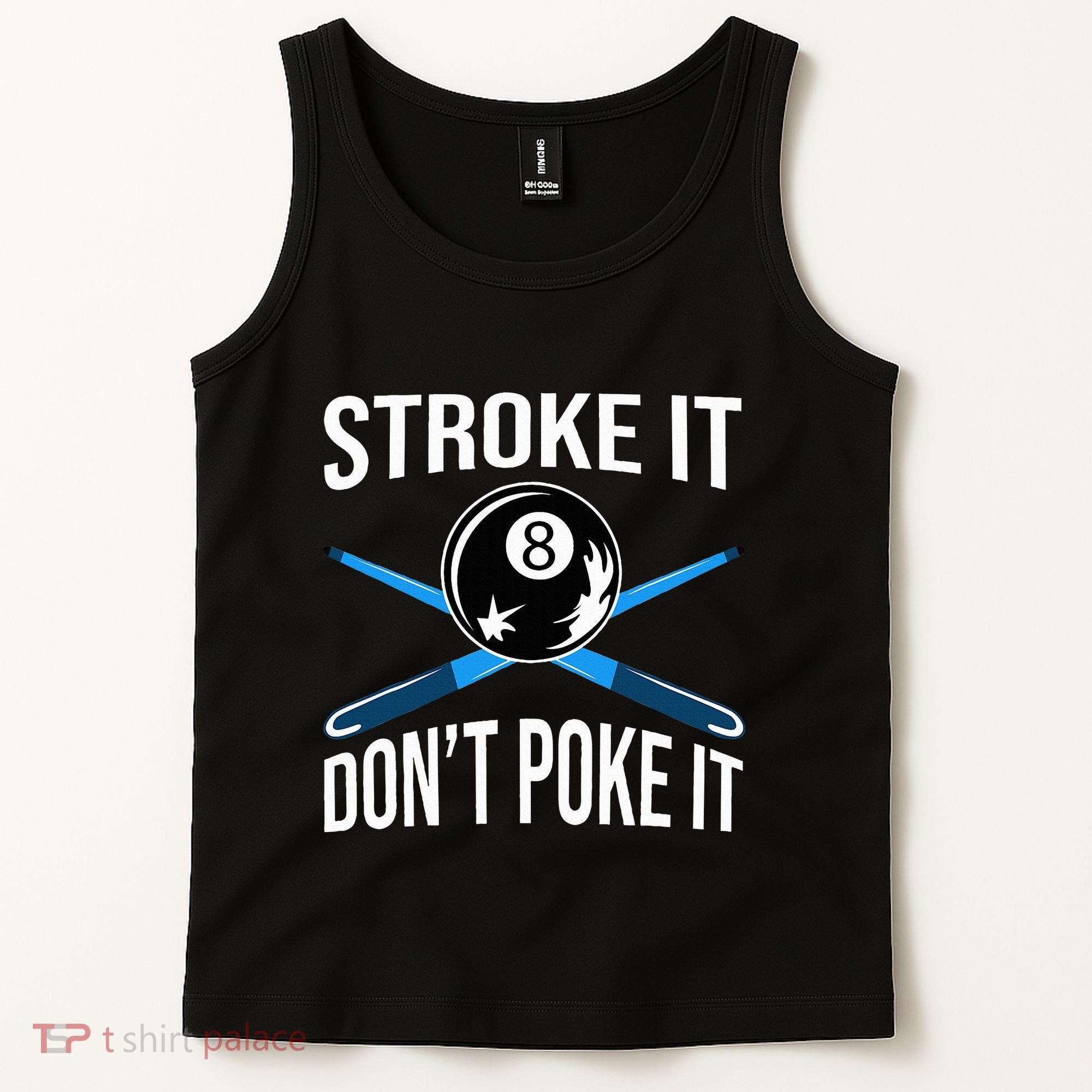 Pool Player Billard 8ball Tank Top