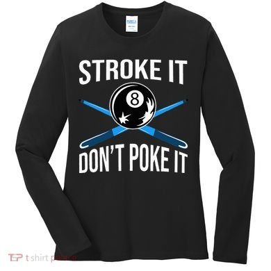 Pool Player Billard 8ball Women's Long Sleeve Shirt