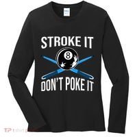 Pool Player Billard 8ball Women's Long Sleeve Shirt thumb 0