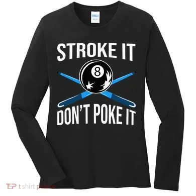 Pool Player Billard 8ball Women's Long Sleeve Shirt