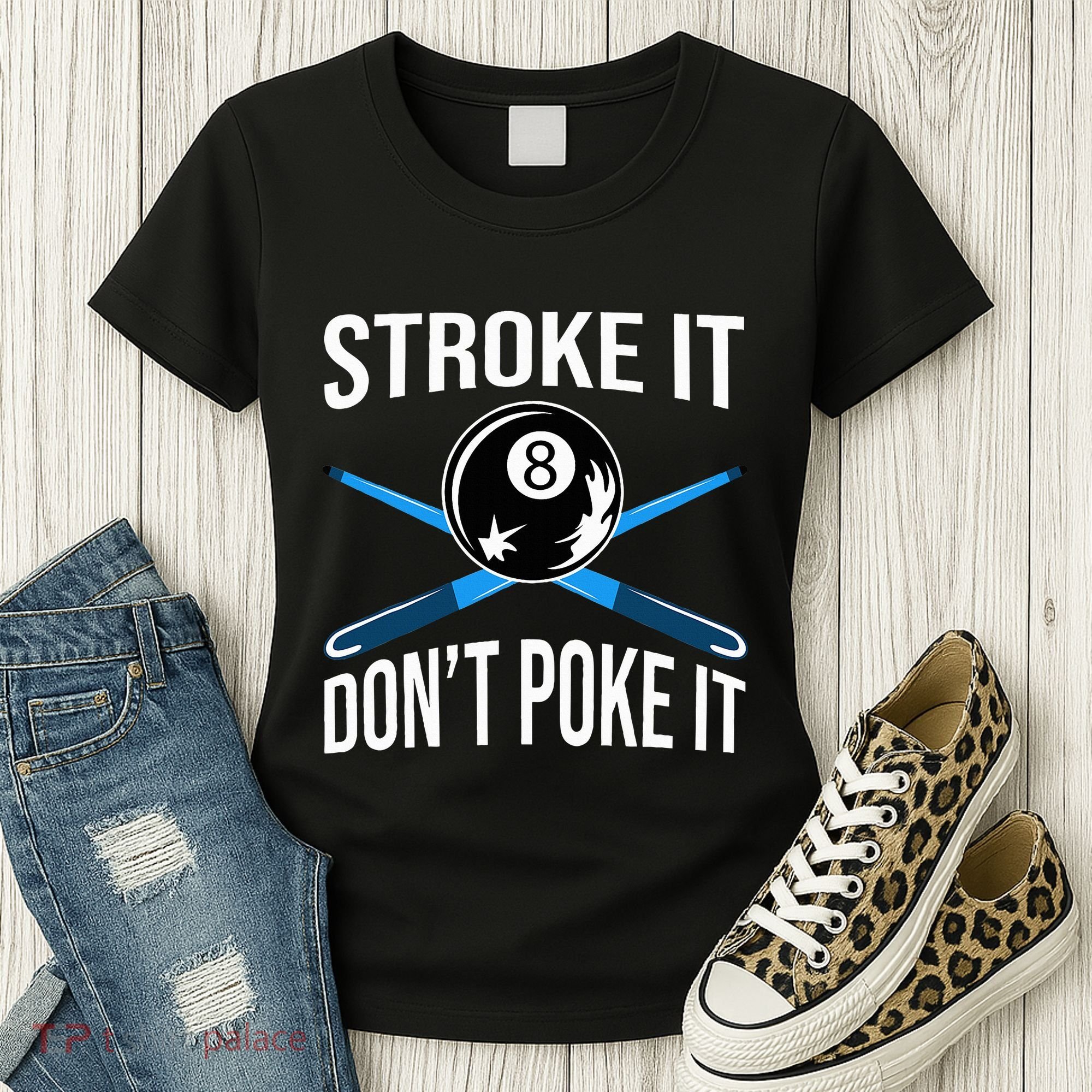 Pool Player Billard 8ball Women's T-Shirt