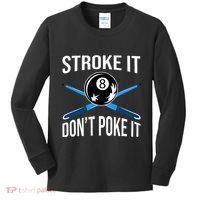 Pool Player Billard 8ball Kids Long Sleeve Shirt thumb 0