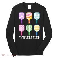 Pickleballer Pickle Baller Funny Cute Pickleball Long Sleeve Shirt thumb 0