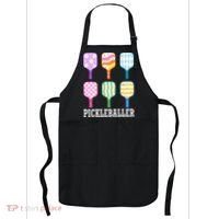 Pickleballer Pickle Baller Funny Cute Pickleball Apron thumb 0