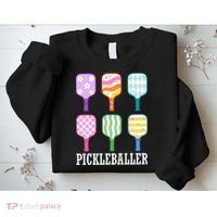 Pickleballer Pickle Baller Funny Cute Pickleball Sweatshirt thumb 2