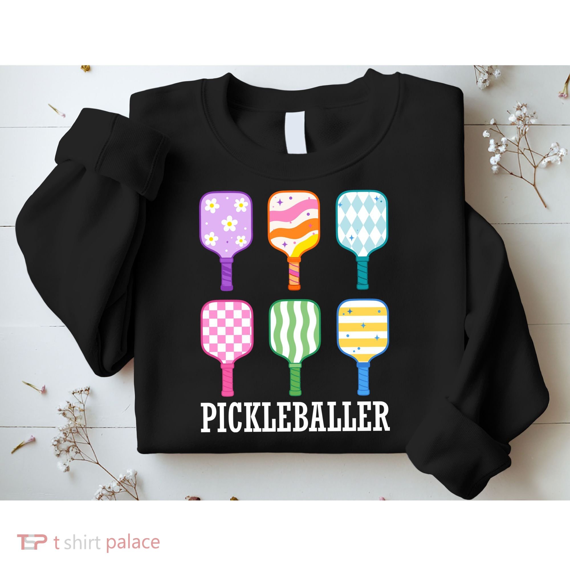 Pickleballer Pickle Baller Funny Cute Pickleball Sweatshirt