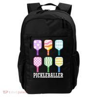 Pickleballer Pickle Baller Funny Cute Pickleball Backpack thumb 0
