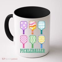 Pickleballer Pickle Baller Funny Cute Pickleball Coffee Mug thumb 0