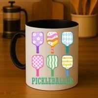 Pickleballer Pickle Baller Funny Cute Pickleball Coffee Mug thumb 4