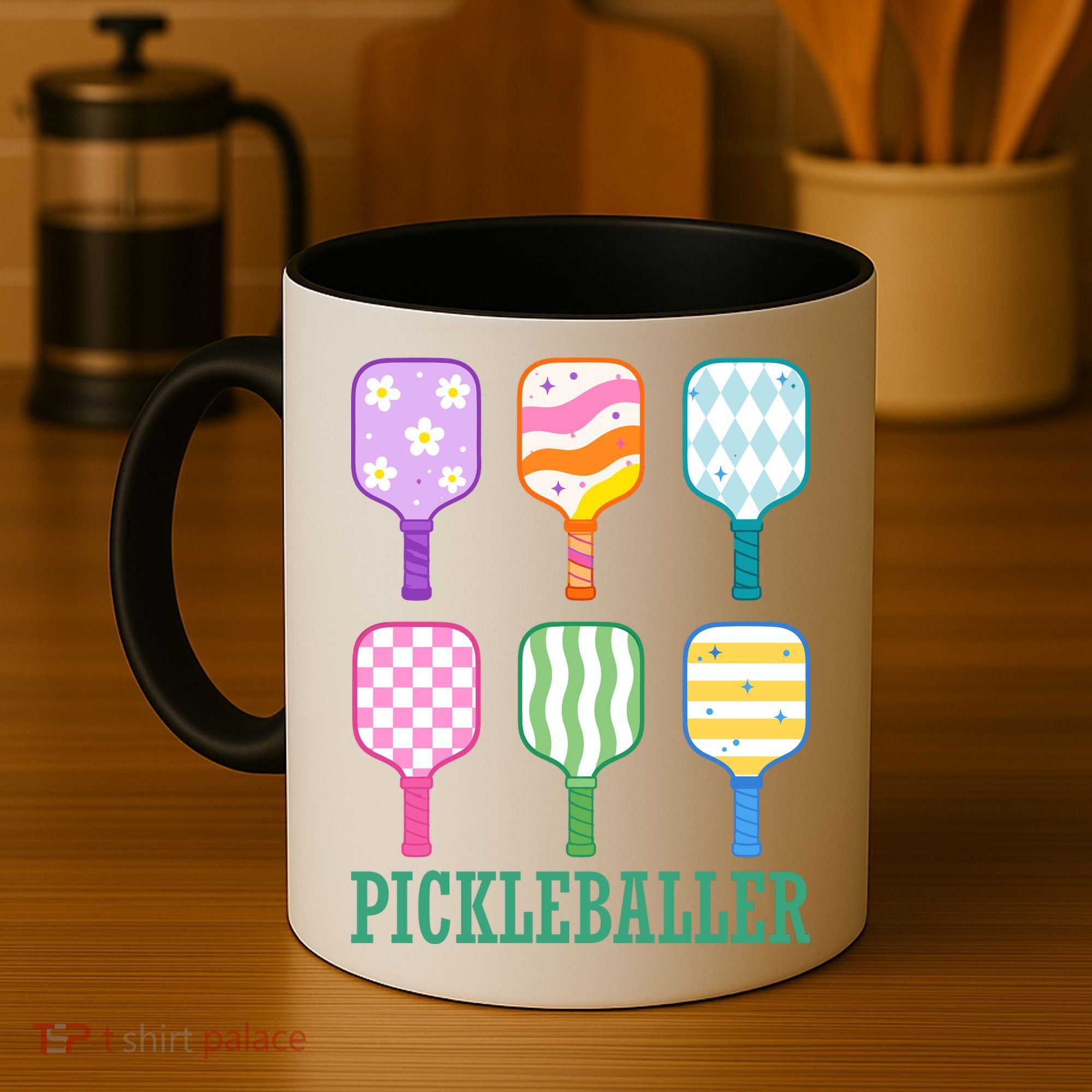 Pickleballer Pickle Baller Funny Cute Pickleball Coffee Mug