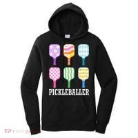 Pickleballer Pickle Baller Funny Cute Pickleball Women's Hoodie thumb 0