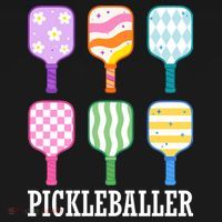 Pickleballer Pickle Baller Funny Cute Pickleball Women's Hoodie thumb 2