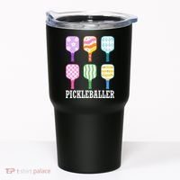 Pickleballer Pickle Baller Funny Cute Pickleball Tumbler thumb 0