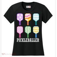 Pickleballer Pickle Baller Funny Cute Pickleball Women's Cooling Performance Crew T-Shirt thumb 0