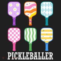 Pickleballer Pickle Baller Funny Cute Pickleball Women's Cooling Performance Crew T-Shirt thumb 2