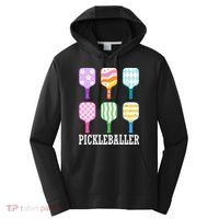 Pickleballer Pickle Baller Funny Cute Pickleball Performance Fleece Hoodie thumb 0
