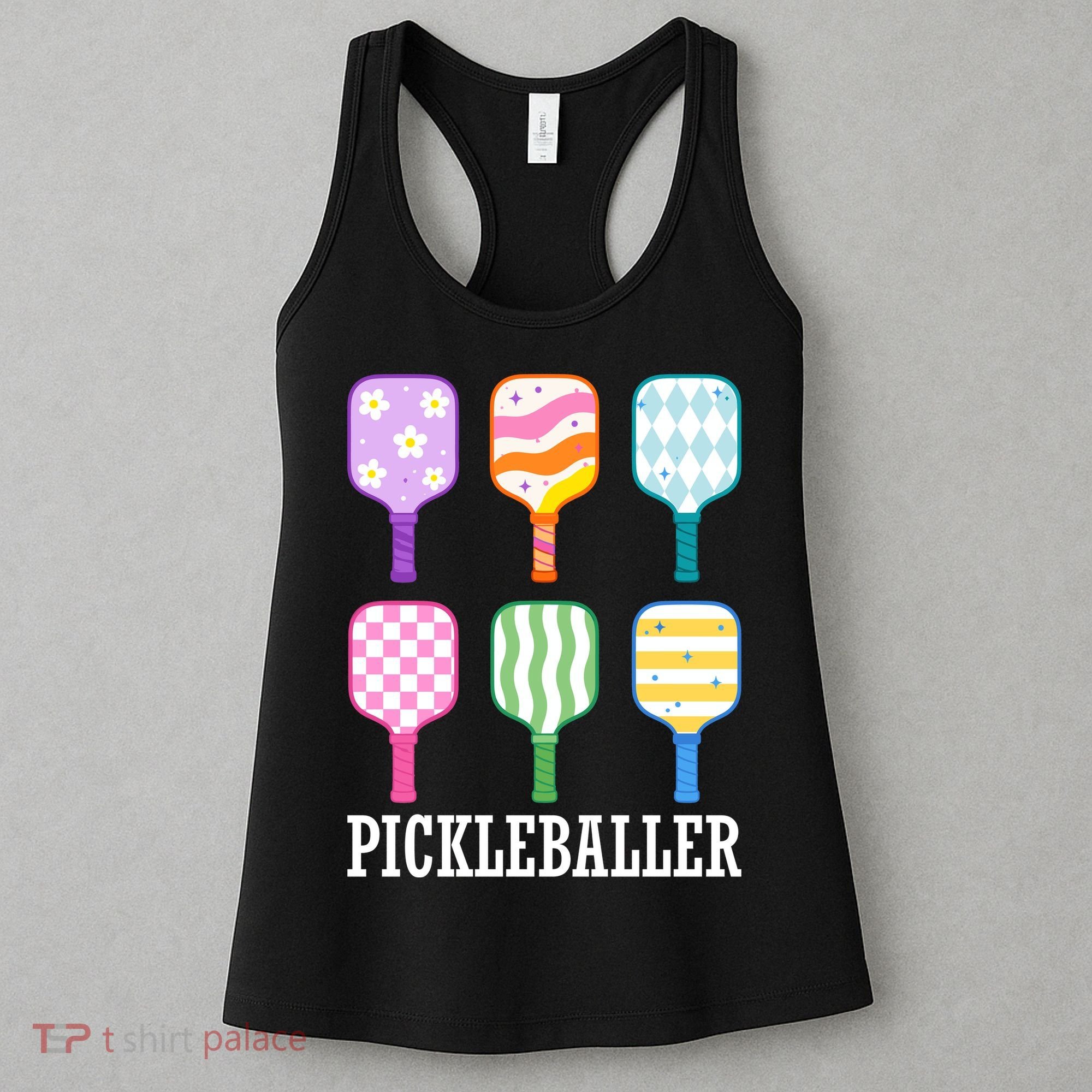 Pickleballer Pickle Baller Funny Cute Pickleball Women's Tank Top