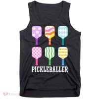 Pickleballer Pickle Baller Funny Cute Pickleball Tank Top thumb 0