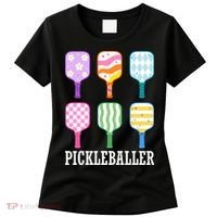 Pickleballer Pickle Baller Funny Cute Pickleball Women's T-Shirt thumb 0