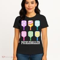 Pickleballer Pickle Baller Funny Cute Pickleball Women's T-Shirt thumb 4