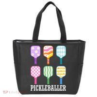 Pickleballer Pickle Baller Funny Cute Pickleball Tote Bag thumb 0