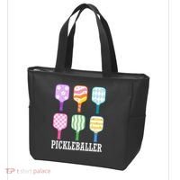 Pickleballer Pickle Baller Funny Cute Pickleball Tote Bag thumb 3