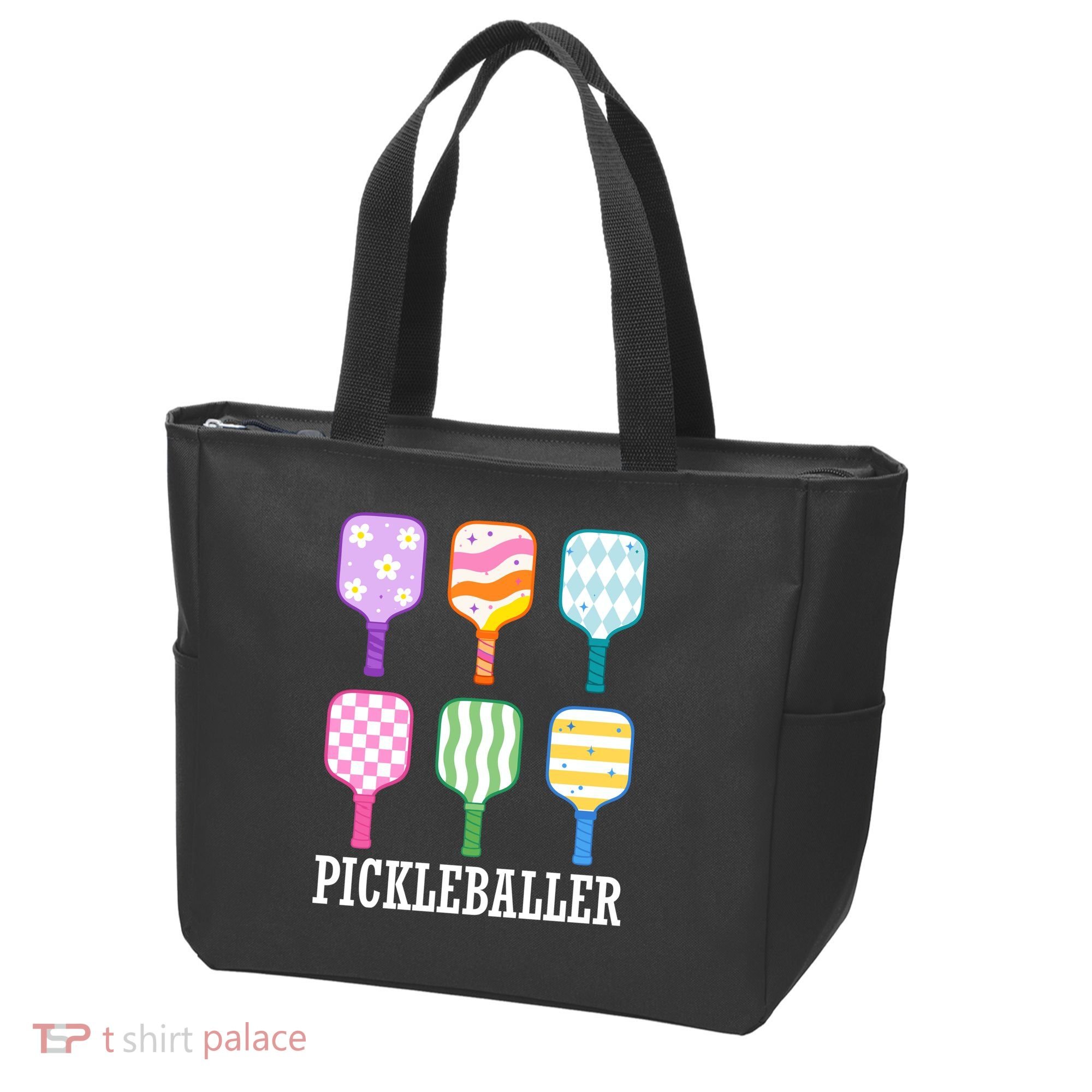 Pickleballer Pickle Baller Funny Cute Pickleball Tote Bag