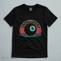 Pool Player Billiards Lover 8 Ball Retro Vintage 80s Style T-Shirt thumb 5