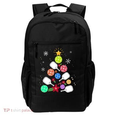 Pickleball Pickle Ball Christmas Tree Backpack