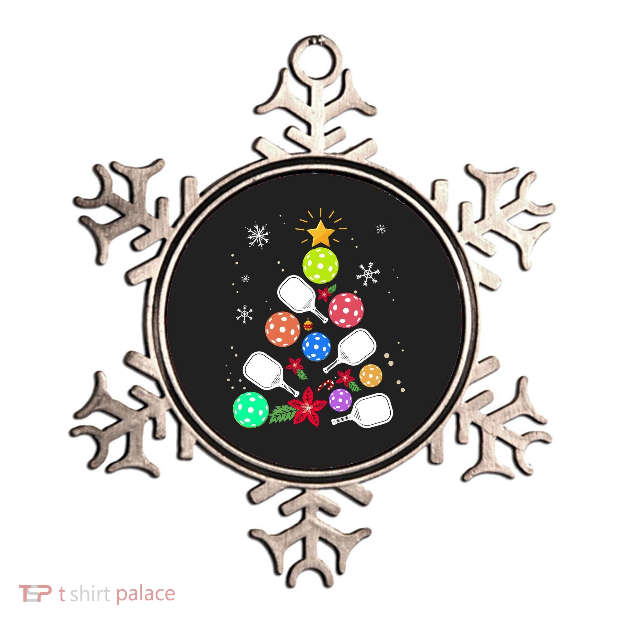 Pickleball Pickle Ball Christmas Tree Ornament