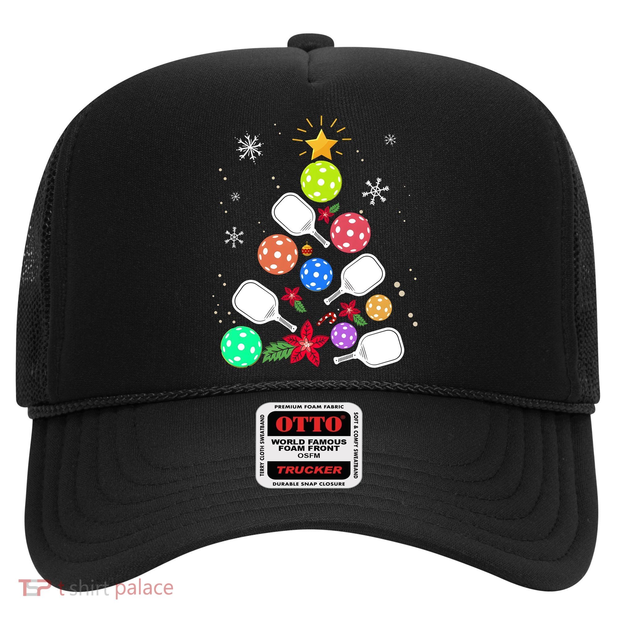 Pickleball Pickle Ball Christmas Tree Hat